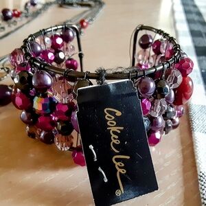 Necklace and Bracelet Set Cookie Lee NWT